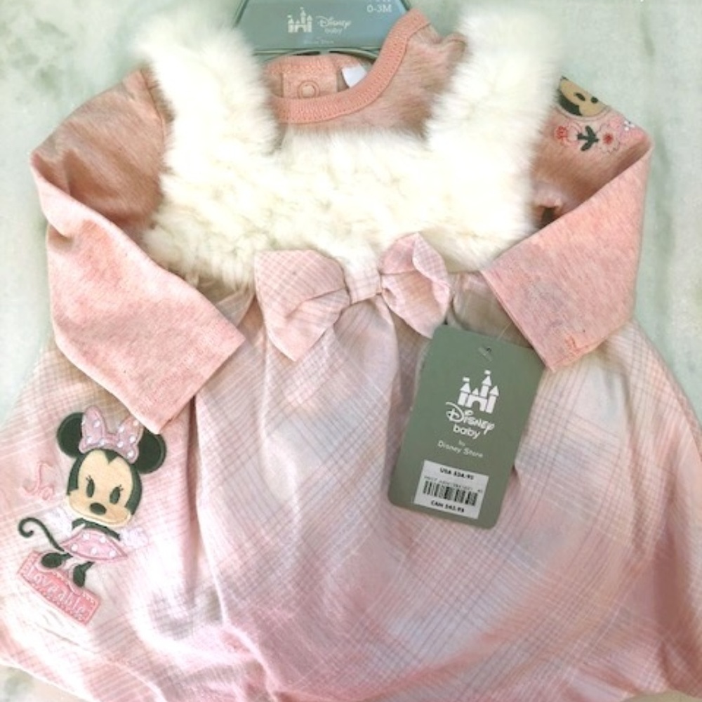 Disney Baby Minnie Dress NWT 0-3M